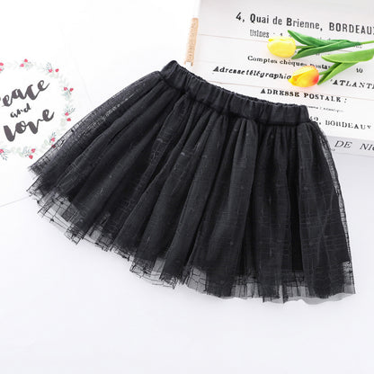 Stretch tulle skirt