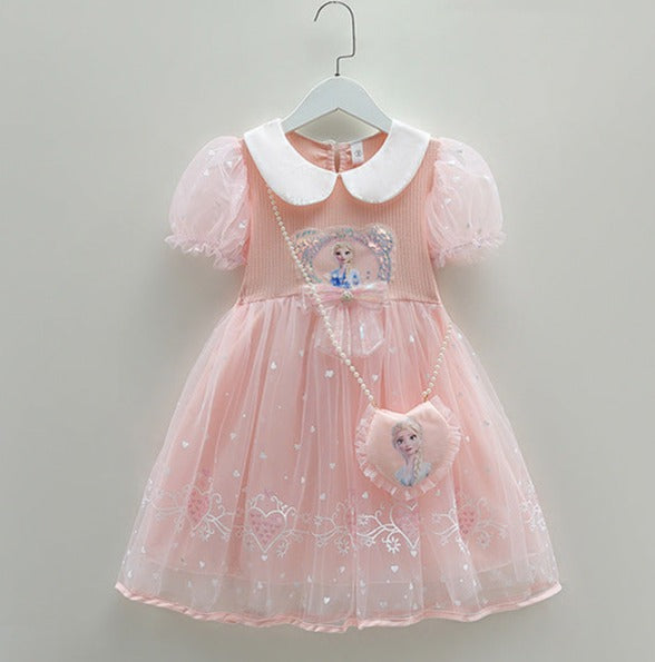 Children's Tulle Elsa Frozen Dress