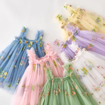 Children's Tulle Dress Florets