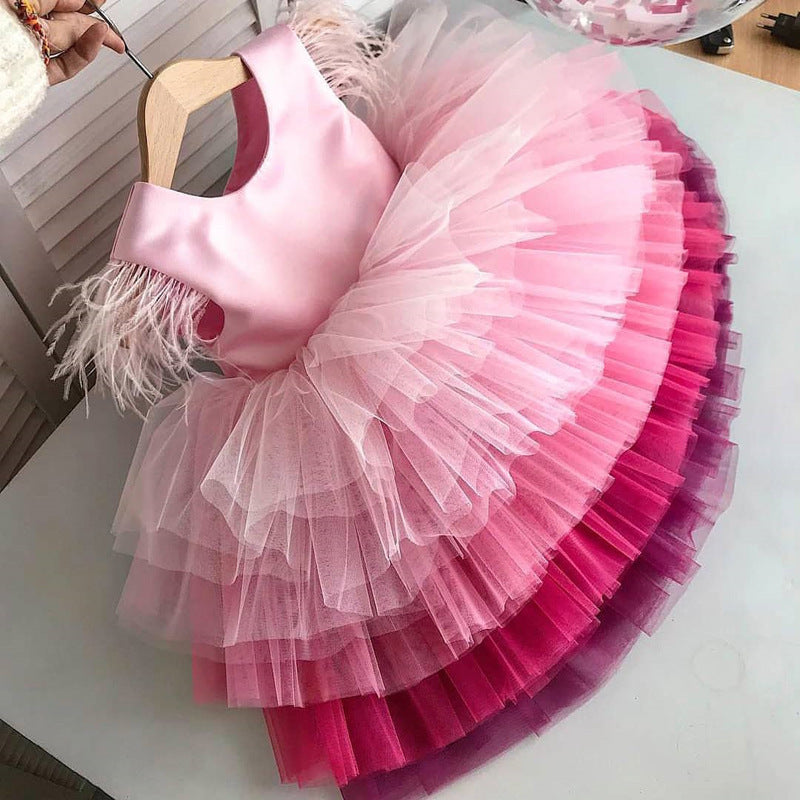 Layered Tulle Party Dress