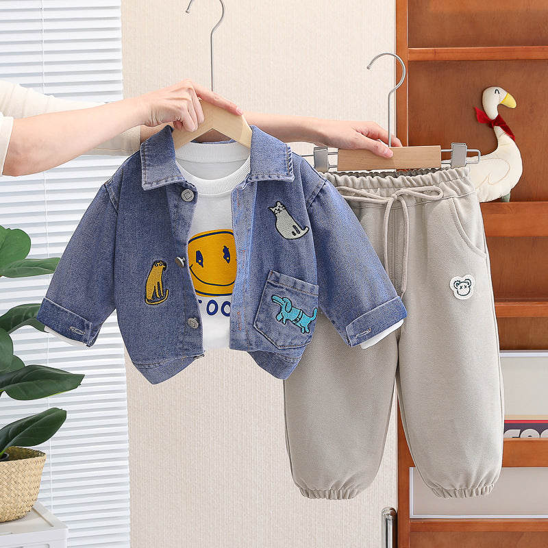 Children's Smilley and Jeans Set