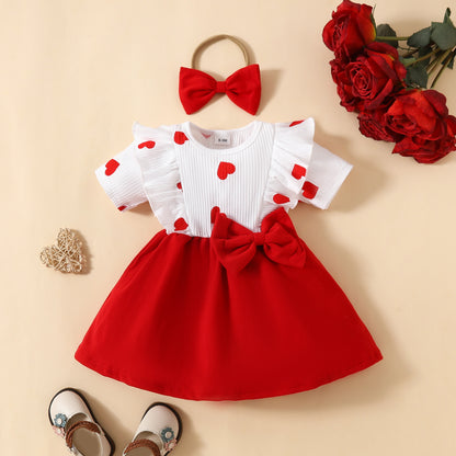 Children's Dress Little Hearts