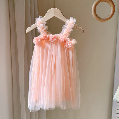 Tule Flowers Children's Dress