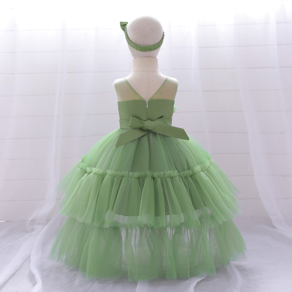 Lace Tulle Children's Party Dress