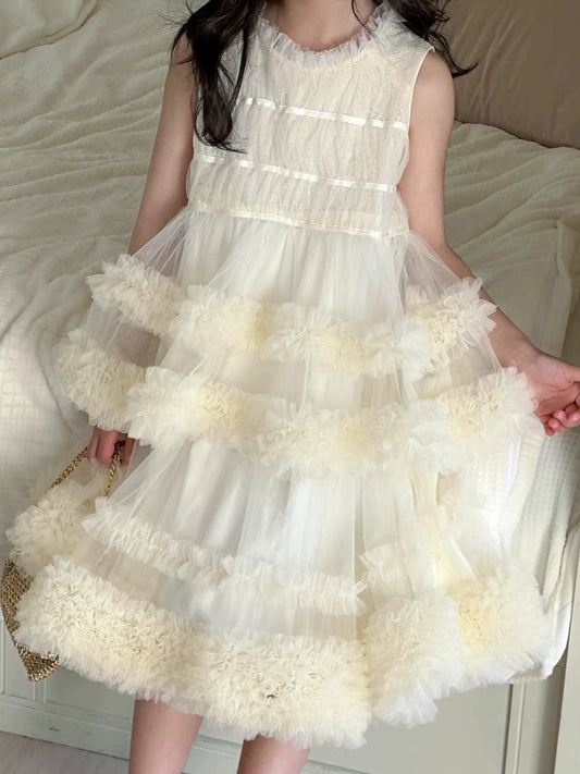 Children's Tulle Layered Dress