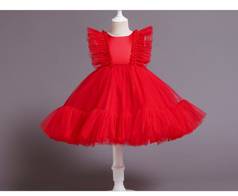 Vestido Infantil De Festa Tule Bufante