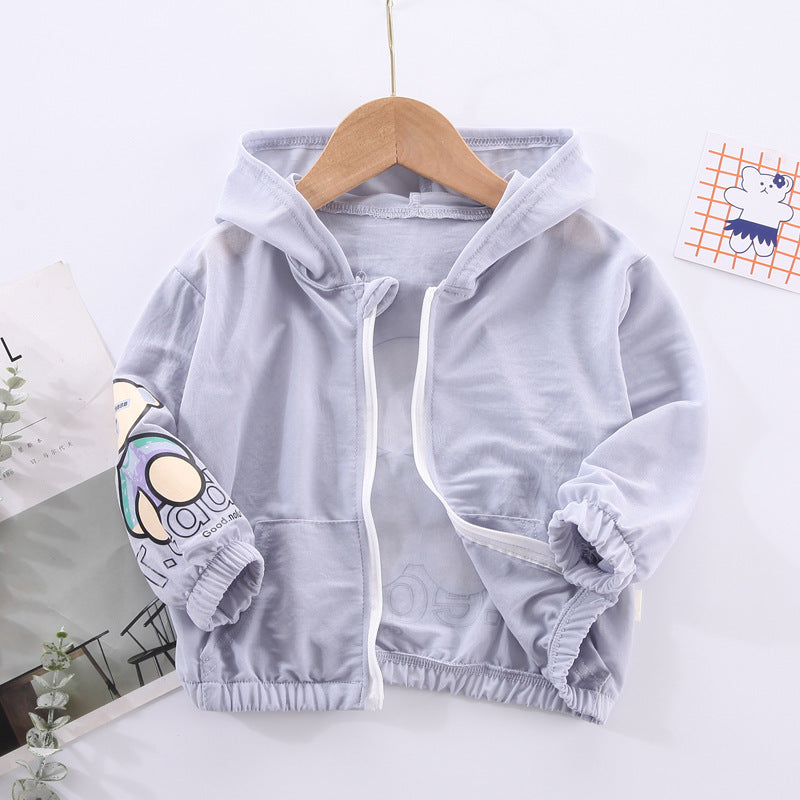 Children's Bear Zipper Blouse