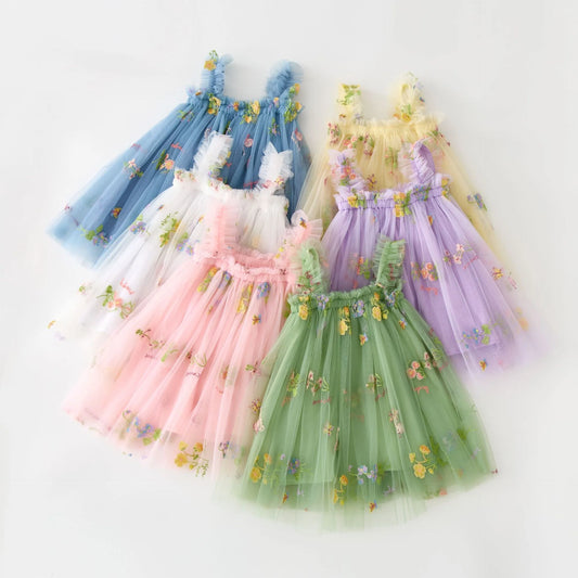 Children's Tulle Dress Florets