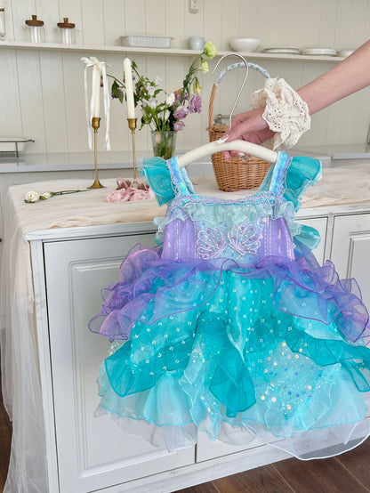 Children's Dress with Mermaid Bow