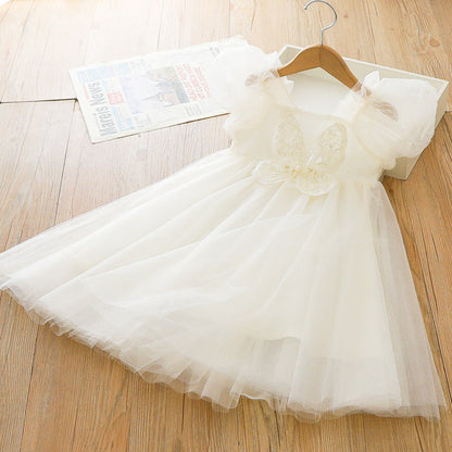 Children'sButterfly Wing Tulle Children's Dress