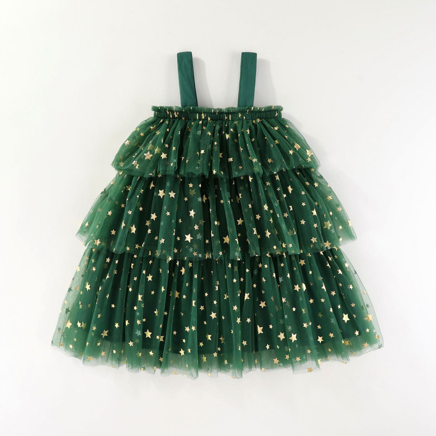 Green Infant Dress Stars