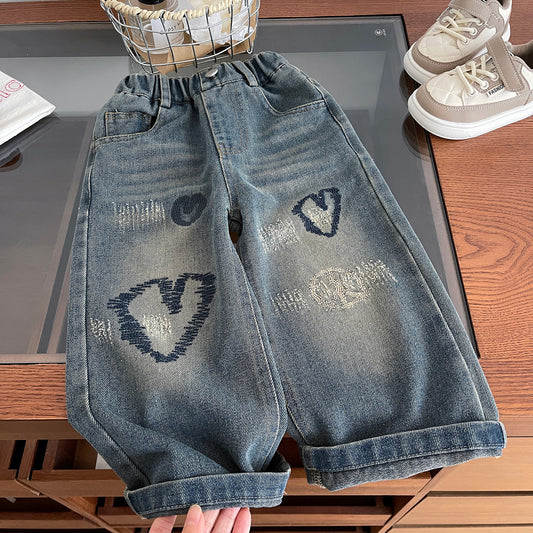 Children's Jeans Hearts