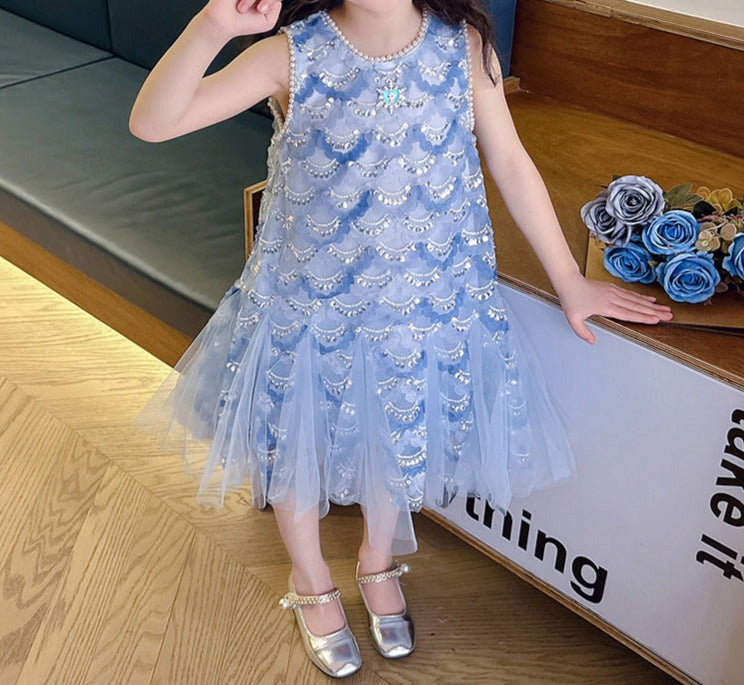 Shiny Mermaid Children's Dress