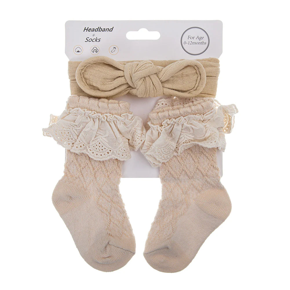 Children's Socks + Headband