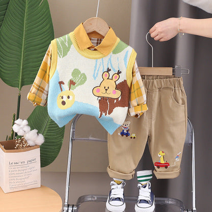 Men's Children's Set 3 Pieces Animals