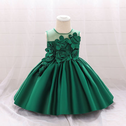 Little Flowers Children's Party Dress