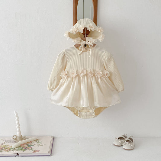 Girls' Flower Bodysuit