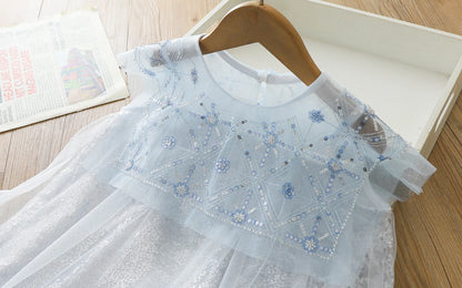 Children's Dress Tulle and Rhinestones