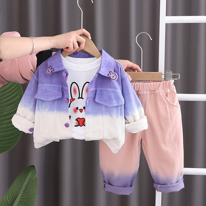 Children's Girl's 3-Piece Bunny Set