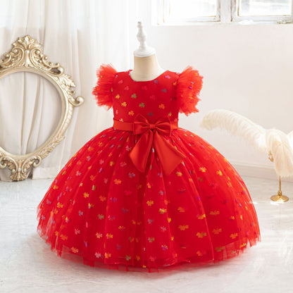 Children's Party Dress Bow