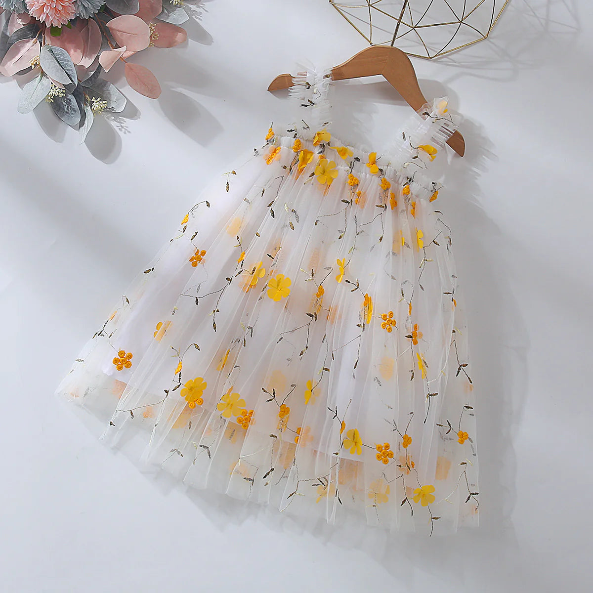 Children's Tulle Flower Dress