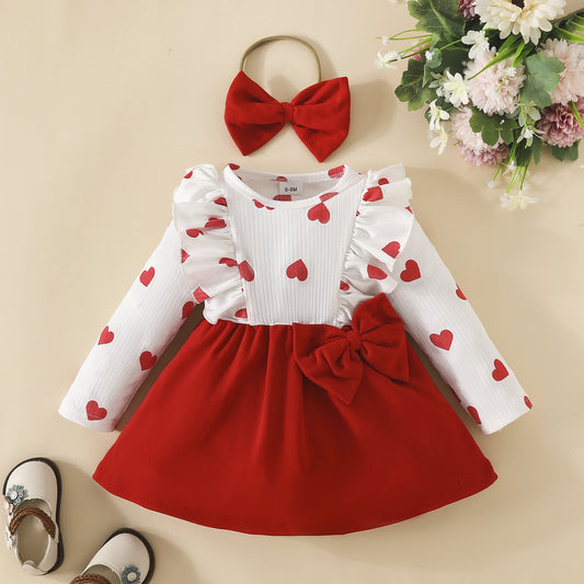 Children's Dress Little Hearts