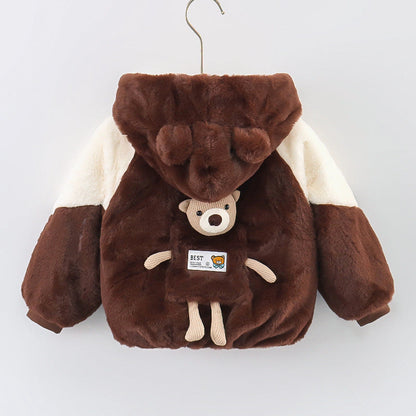 Children's Plush Teddy Bear Coat