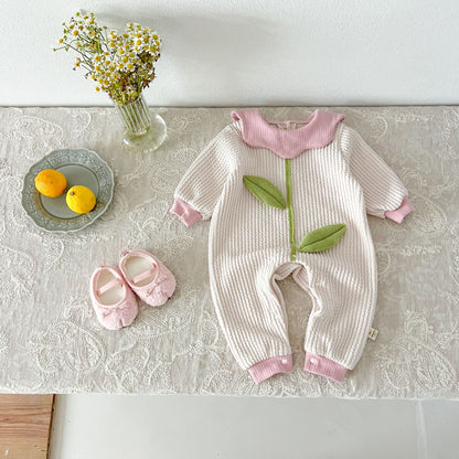 Infant Girl's Jumpsuit Flower