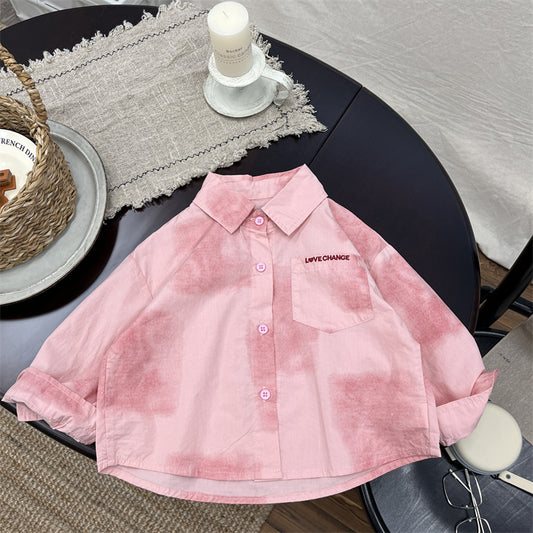 Pink Pocket Children's Shirt