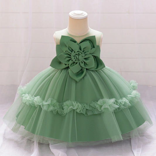 Children's Tulle Flower Dress