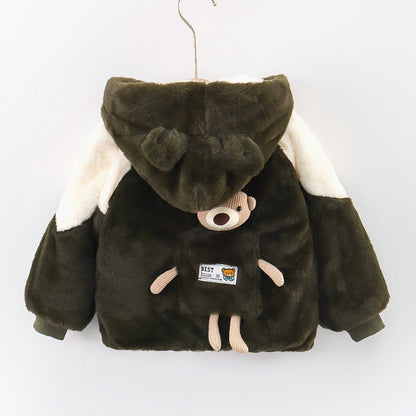 Children's Plush Teddy Bear Coat