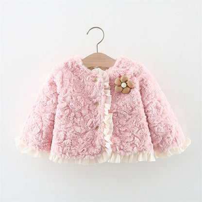 Winter Children's Coat Pelinhos and Florzinha