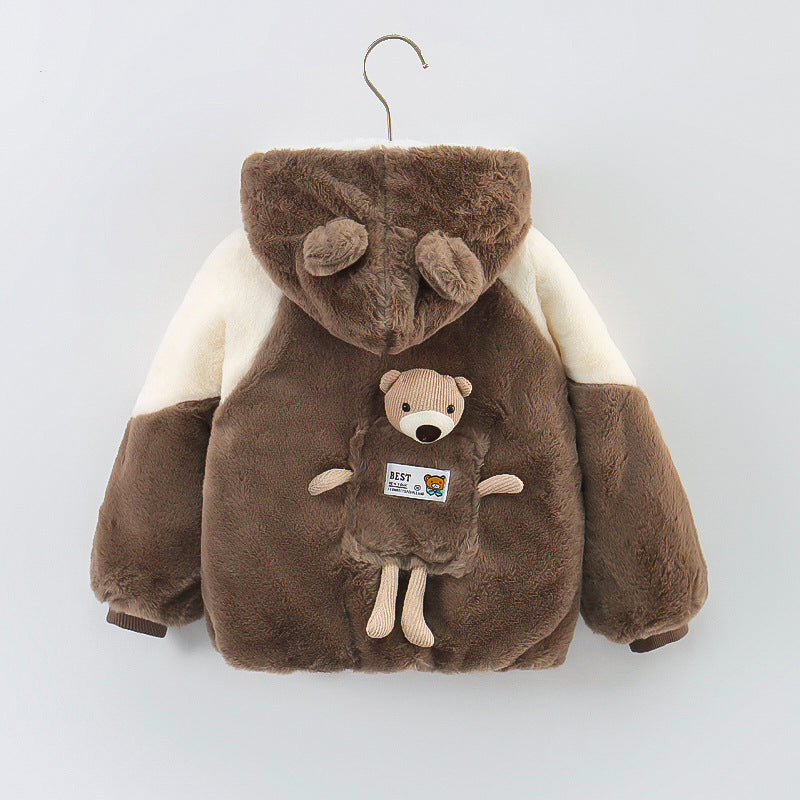 Children's Plush Teddy Bear Coat