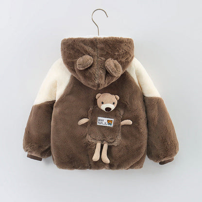 Children's Plush Teddy Bear Coat