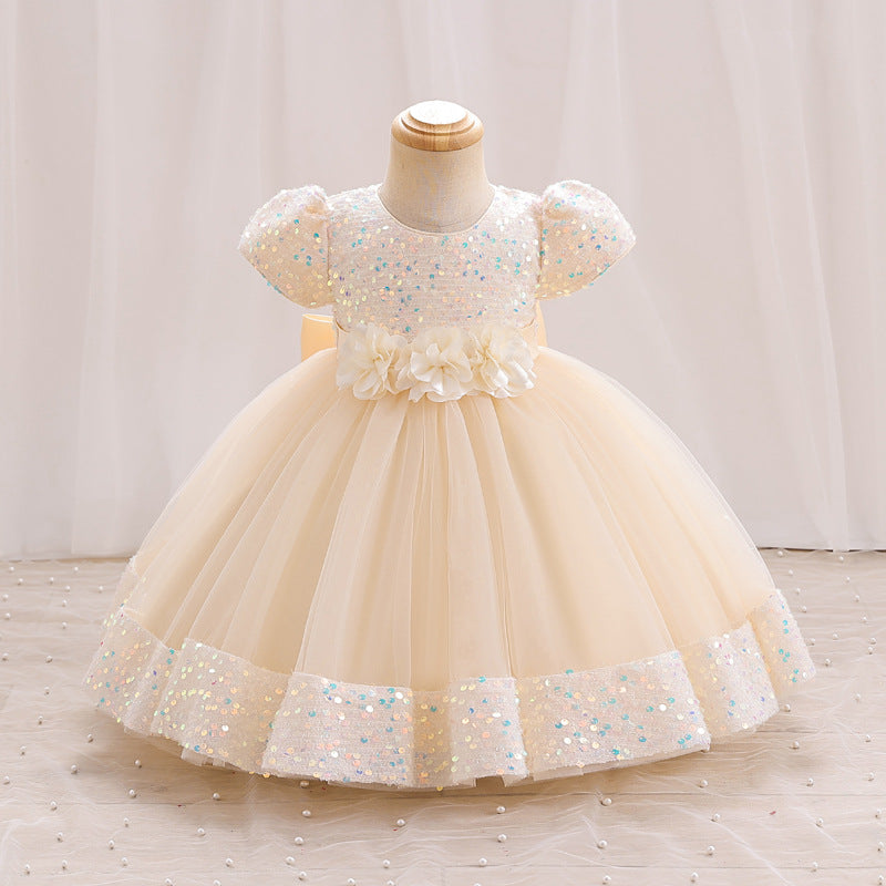 Children's Bright Flowers Dress