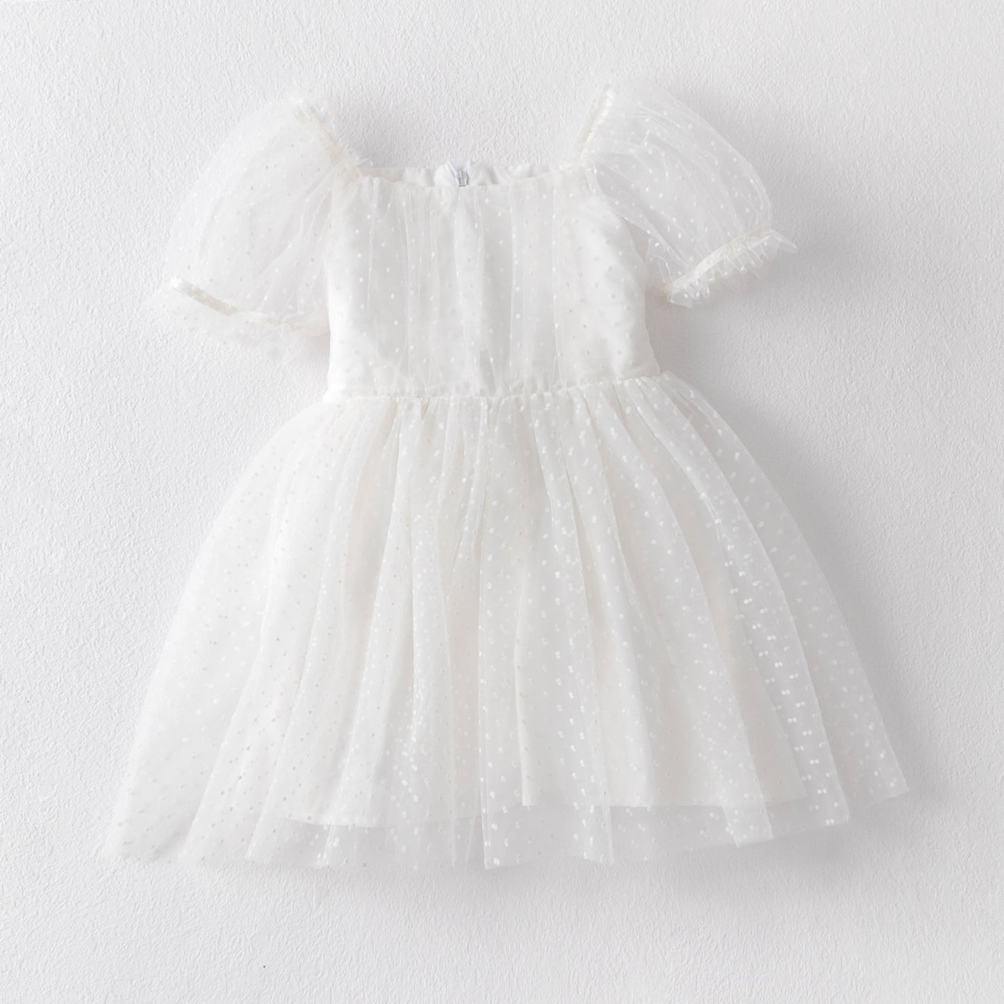 Polka Dot Tulle Bow Infant Dress