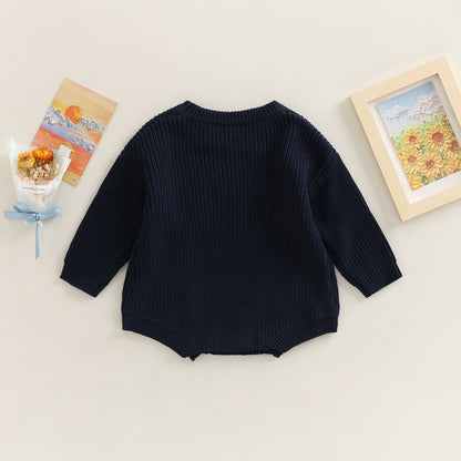 Baby basic overalls sweater