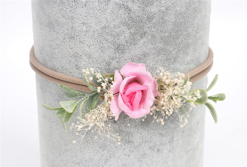 Headband with Rose