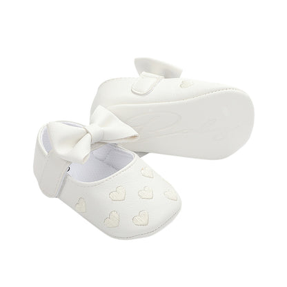 Kids Shoe with bow and heart