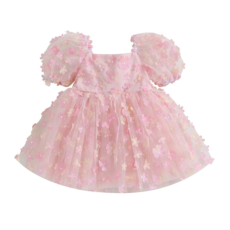 Delicate Dress for children with flowers