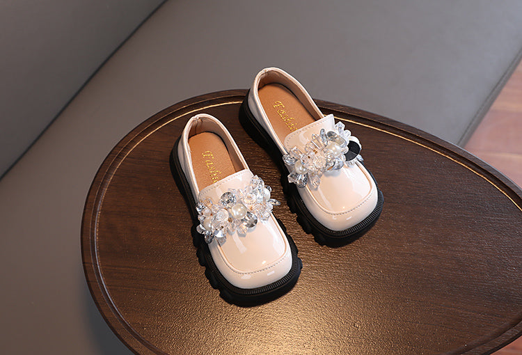 Women's children's shoes with rhinestone soles