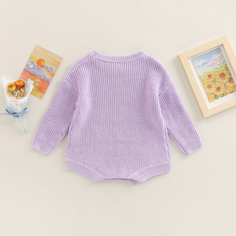 Baby basic overalls sweater