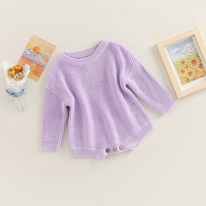 Baby basic overalls sweater