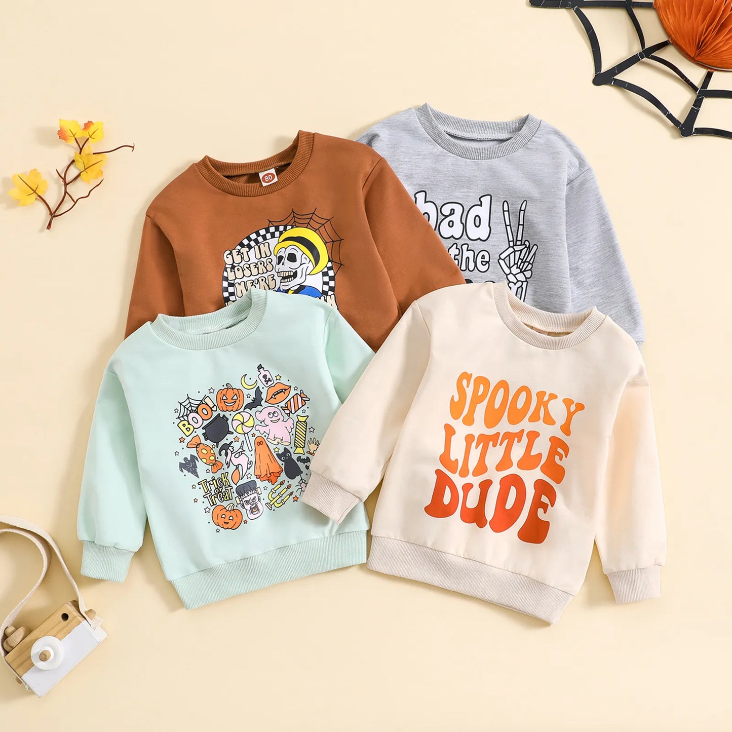 Halloween Sweatshirts  Print Pullover Toddler