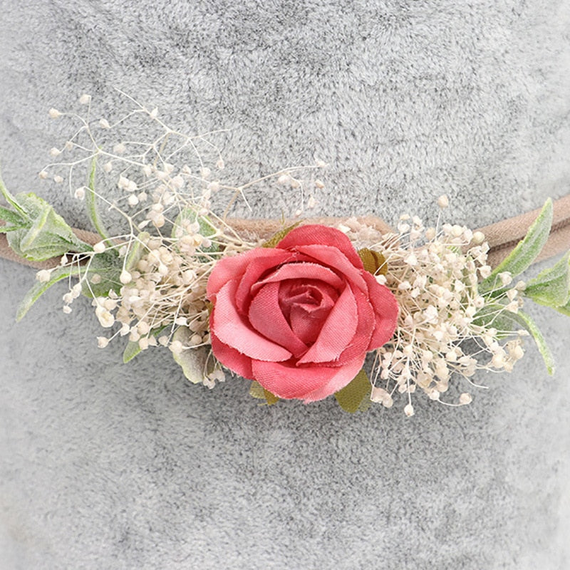 Headband with Rose