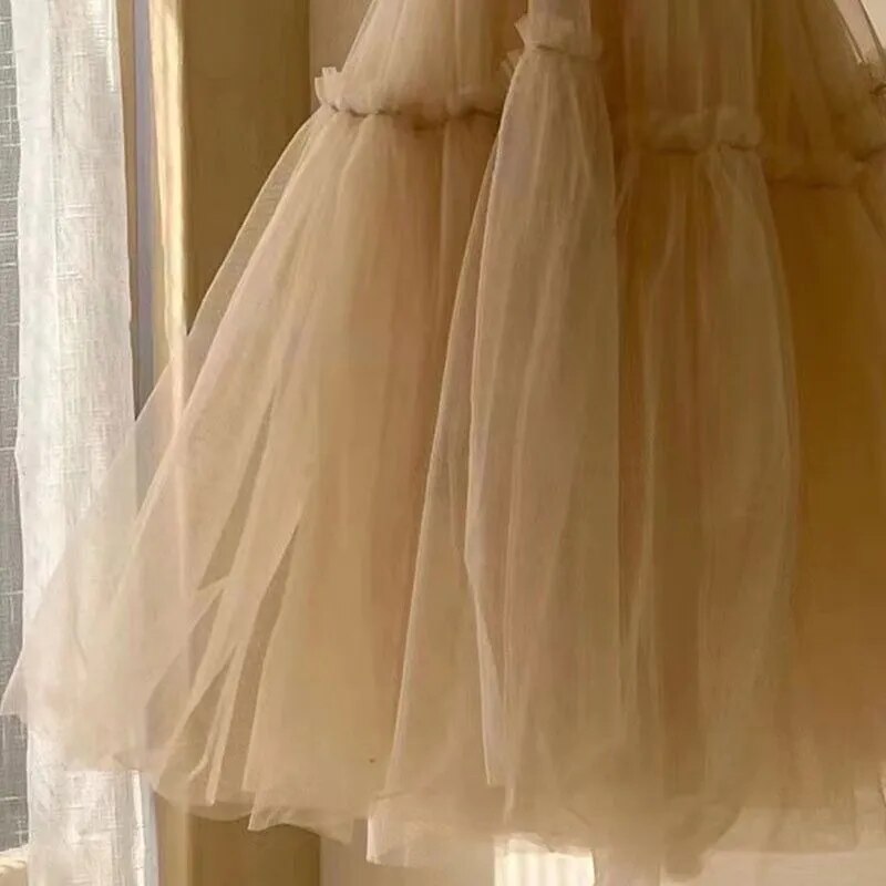 Children's sleeveless tulle dress