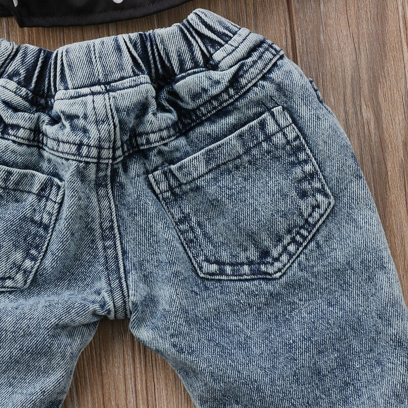 Children's 3-piece set with jeans