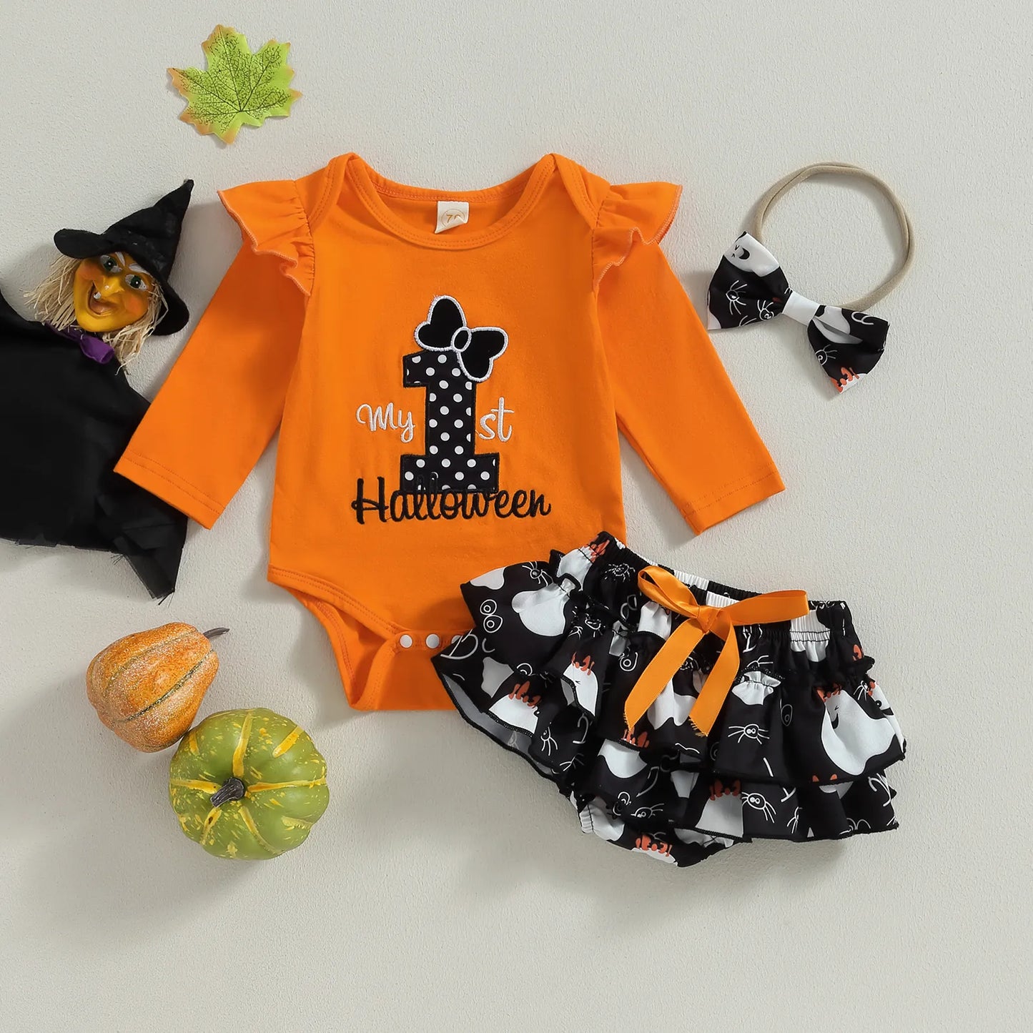 Children's body dress my 1 halloween + headband