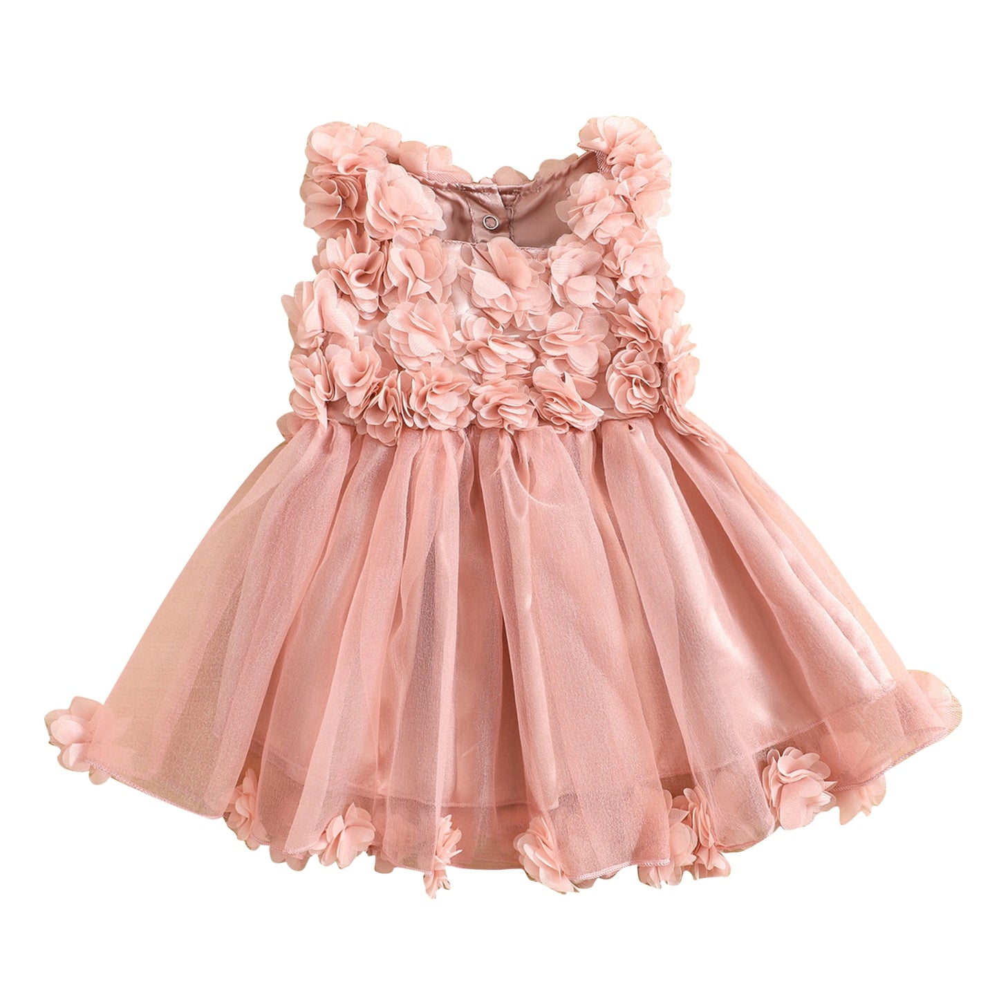 Dress with Flower Petals