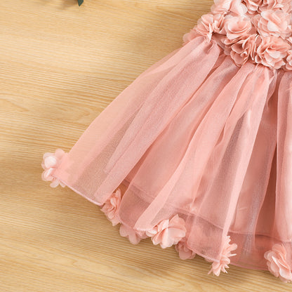 Dress with Flower Petals